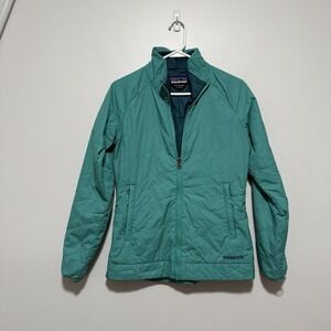 Patagonia Teal Green Softshell Quilted Jacket Size XS‎